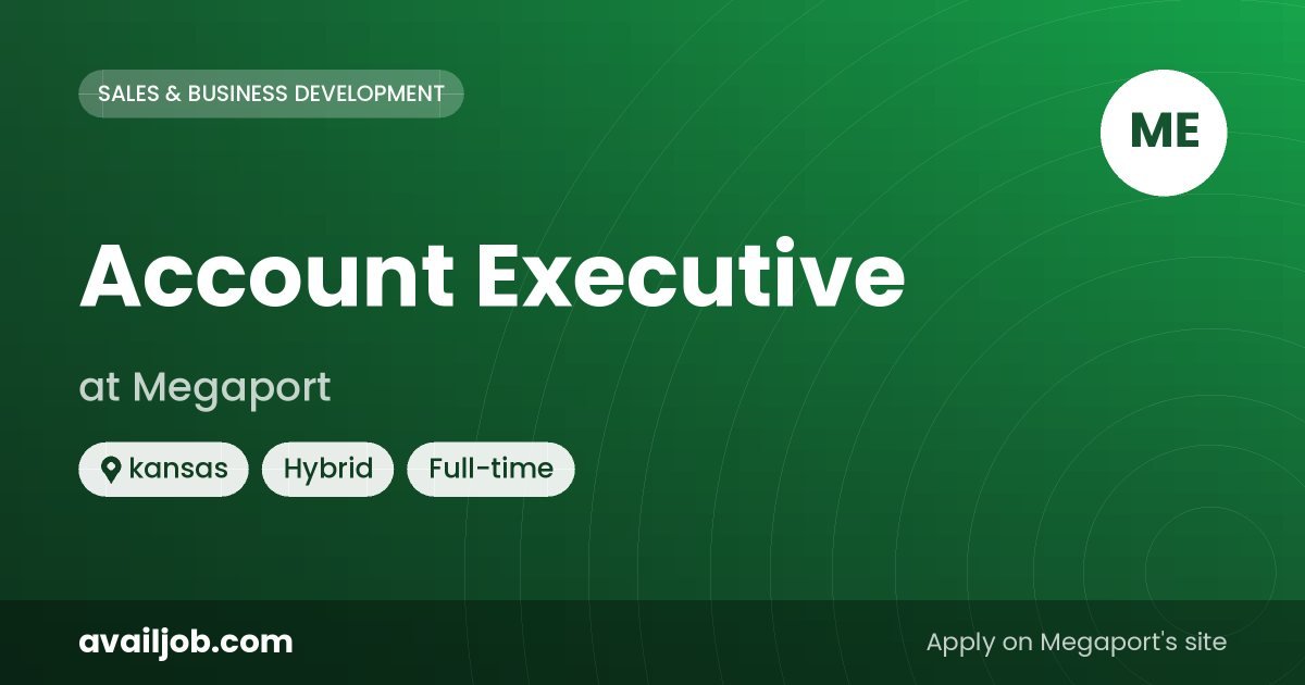 Account Executive job at Megaport in kansas