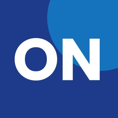 On logo