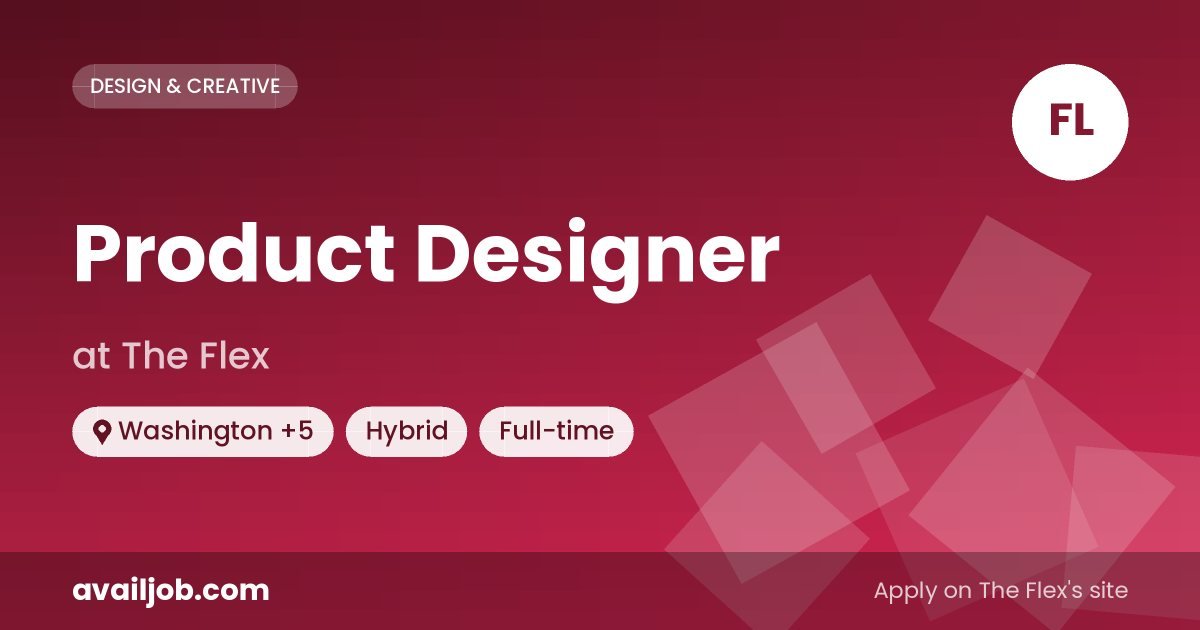 Product Designer job at The Flex in Washington